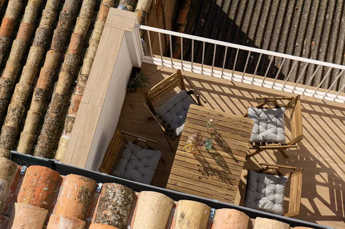 Terraza Ca pelegrí en Les Useres